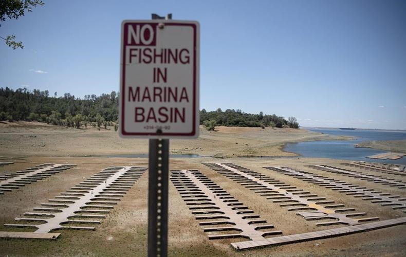 Dramatic photos show how storms filled California reservoirs