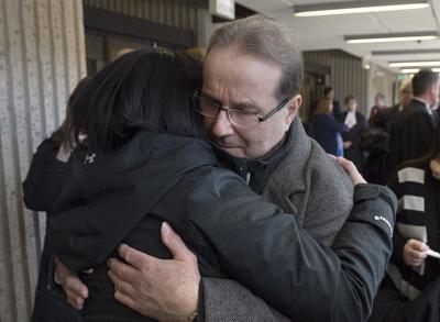 Small gathering lays ashes of wrongfully convicted man to rest, as family seeks probe