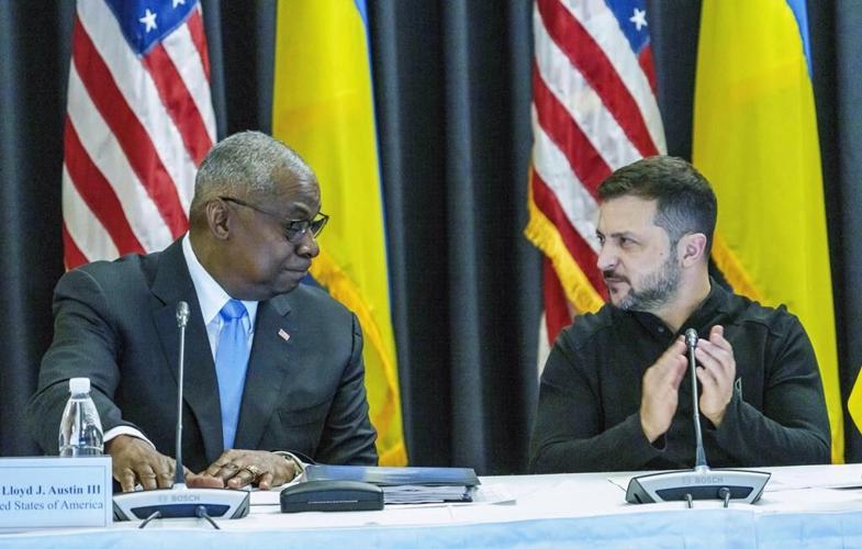 Zelenskyy meets top military leaders in Germany as the US announces additional aid for Ukraine