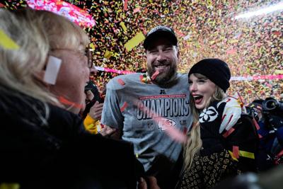 Taylor Swift's chat with the Kelces on 'New Heights' marks a milestone moment for podcasts