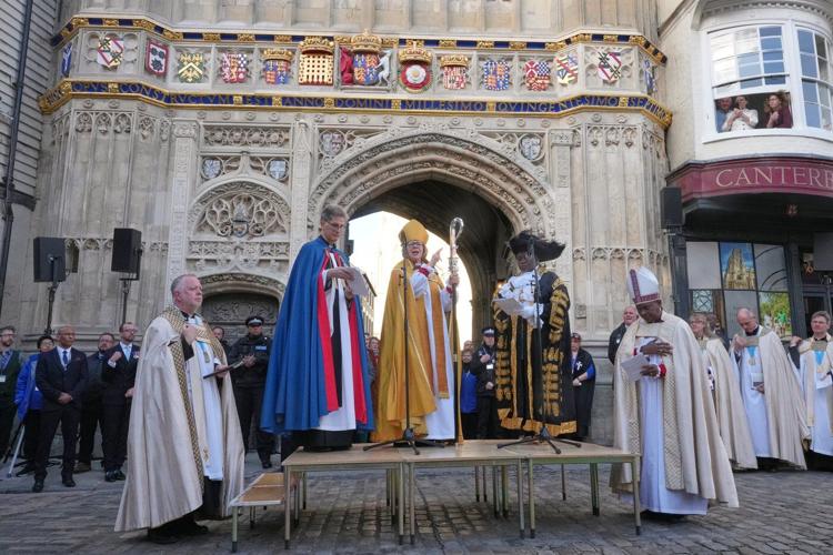 Sarah Mullally celebrated as the Church of England's first female leader, in photos