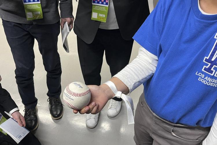 A 10-year-old boy in Tokyo ended up with Shohei Ohtani's first home run of the season