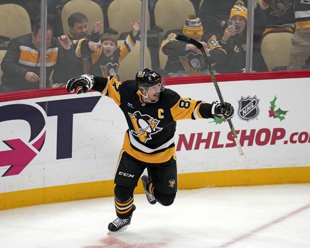 Pittsburgh Penguins' Sidney Crosby scores 600th NHL goal