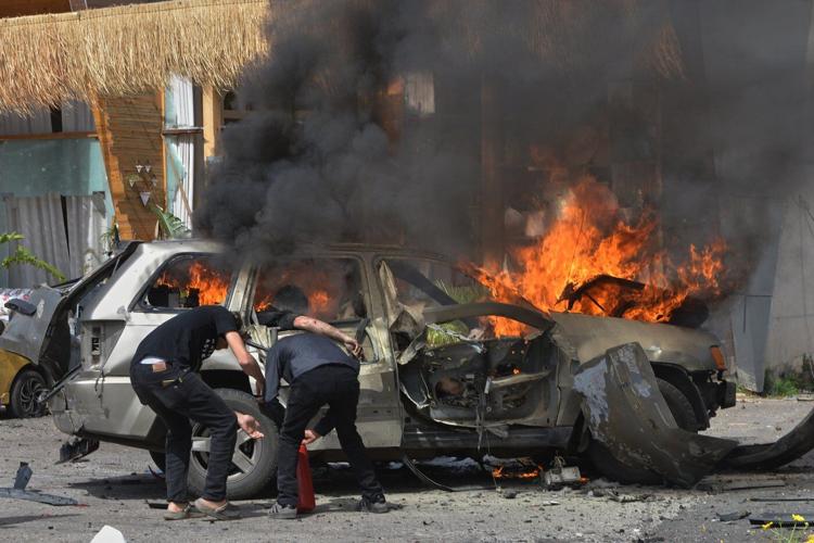 Israeli drone strikes hit highway south of Beirut, killing 8, including 2 children