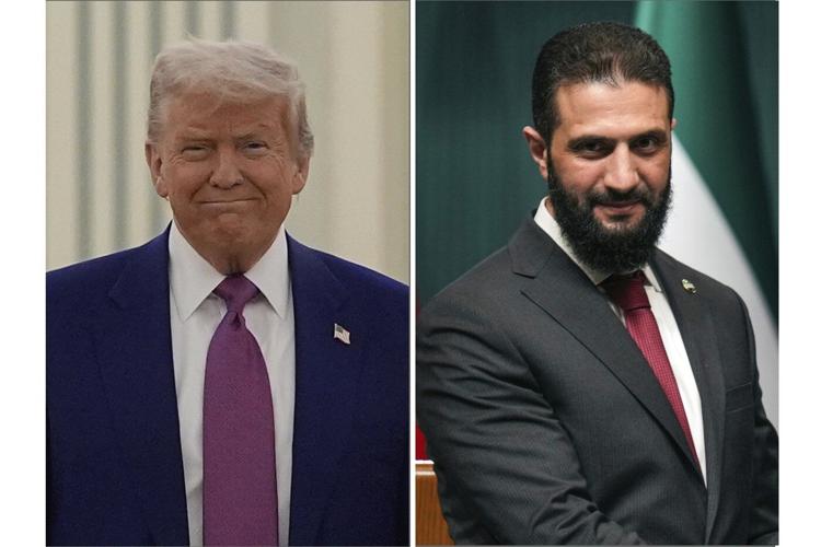 Trump's meets with Syria's former-insurgent-turned-leader in Saudi Arabia