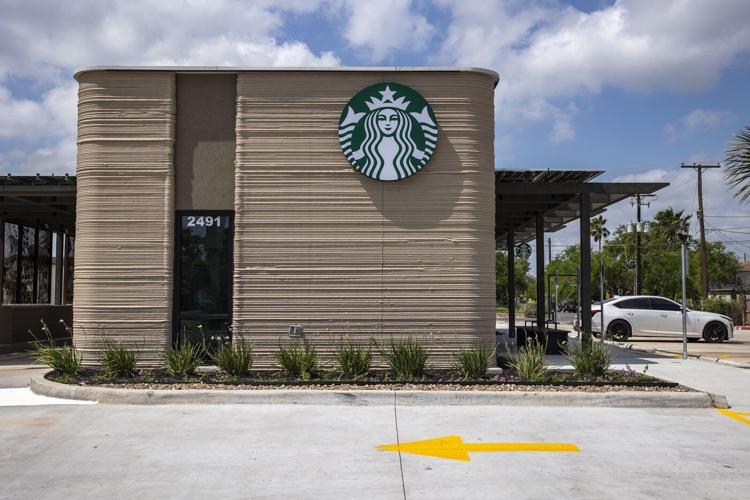 Starbucks' new drive-thru in Texas is the coffee giant's first 3D printed store in the US