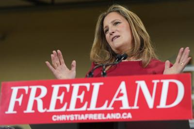 Freeland promises to consult ɫtvs on alternatives to consumer carbon pricing
