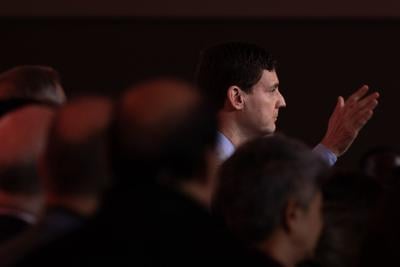 Eby promises business leaders to 'go to the wall' to protect private property