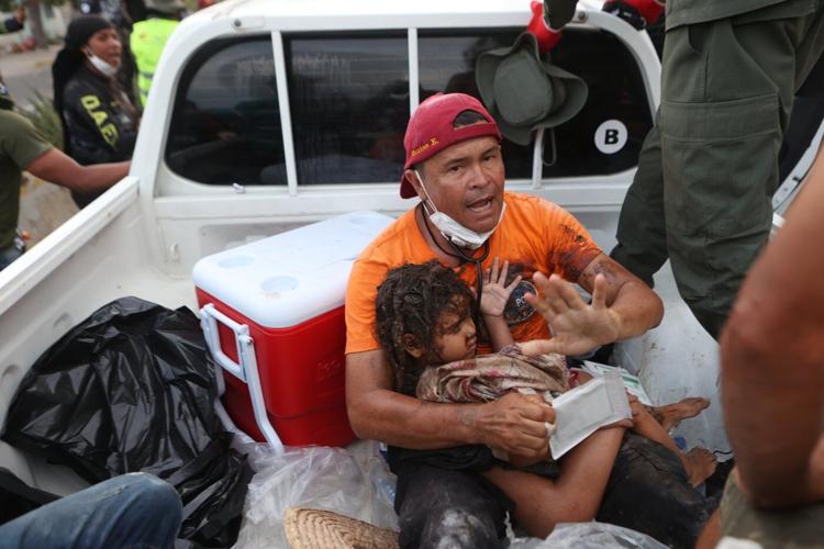 Venezuelans search more earthquake ruins as aftershock rattles rescuers in disaster zone