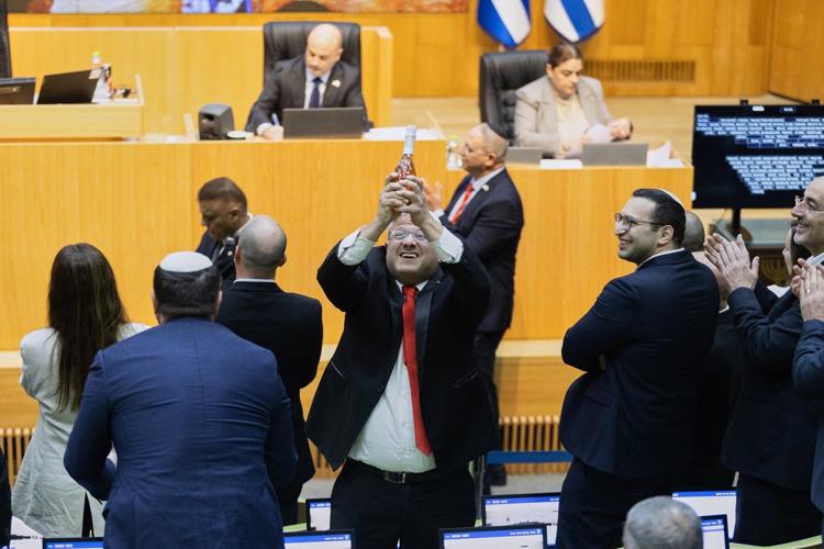 Israel's parliament approves the death penalty for Palestinians convicted of murdering Israelis