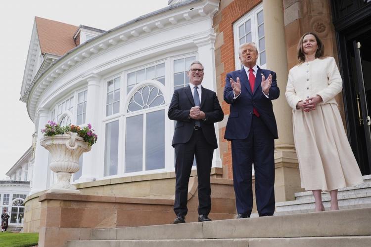 Trump talks Gaza, Ukraine and his golf course, in meeting with UK's prime minister