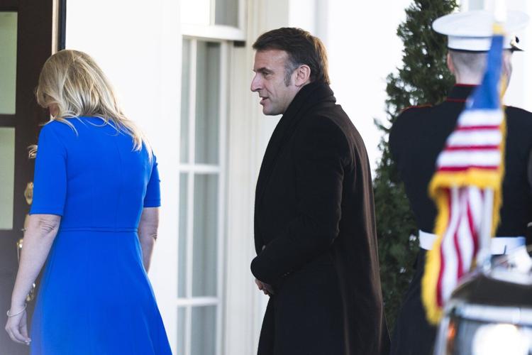 Trump expresses hope Russia's war in Ukraine is nearing an endgame as he meets with France's Macron