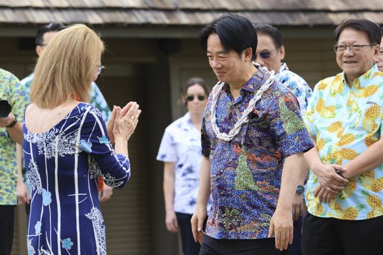 Taiwan's president meets Hawaii's governor and members of Congress in a visit condemned by China
