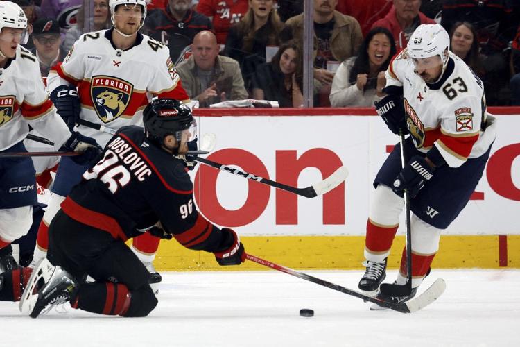Hurricanes' Game 2 loss to Panthers offers an unwelcome repeat of conference-final history from '23