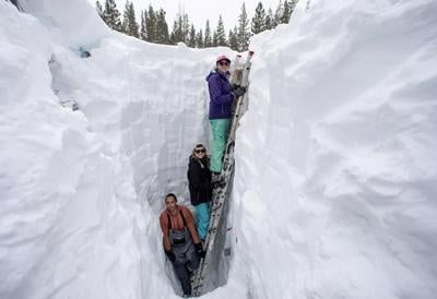 Late-season storm brings more snow to the Sierra Nevada