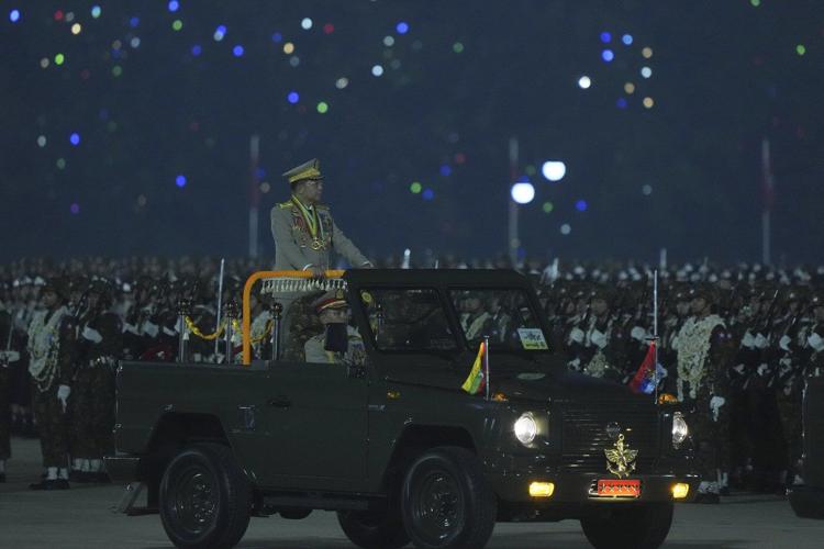 Myanmar military chief reaffirms election plans and calls for opposition to join politics