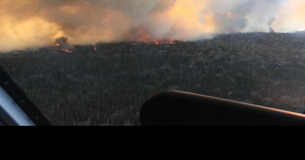 Nova Scotia wildfire burns out of control as hot, windy weather ...