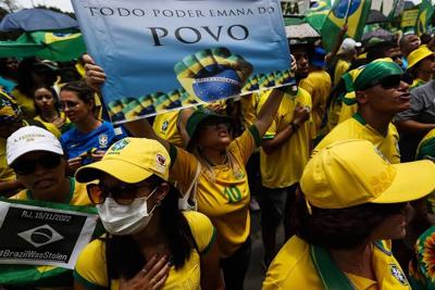 In Brazil, Bolsonaro voters protest against his defeat