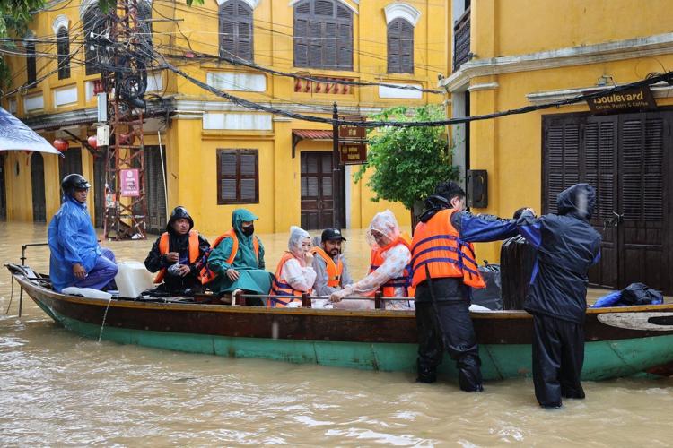 Deadly floods batter central Vietnam, killing at least 10