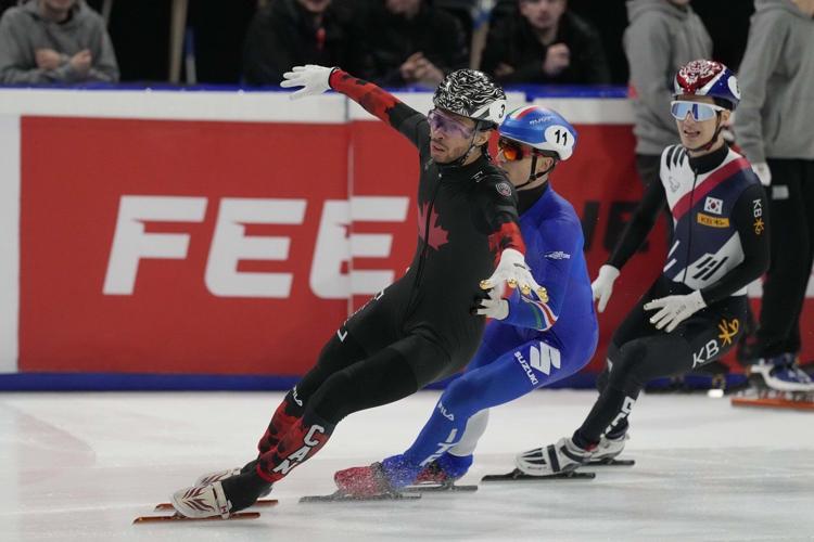 Canada's short-track speedskaters to treat world championships as Olympic trial run