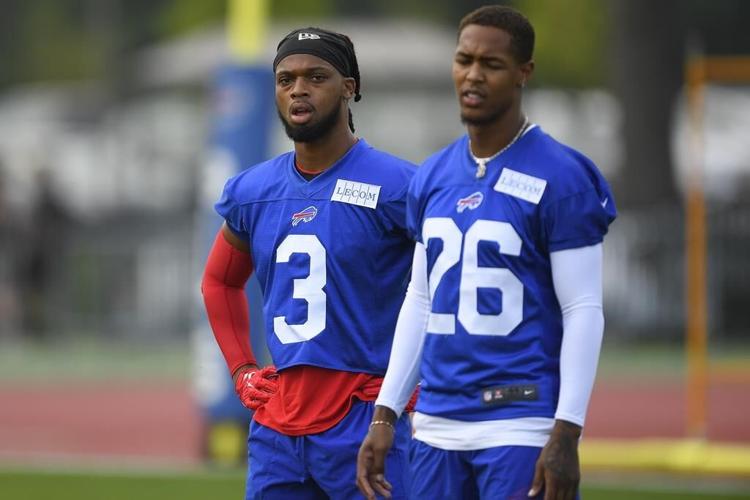 Damar Hamlin puts aside fear and practices in pads for the first time since cardiac arrest