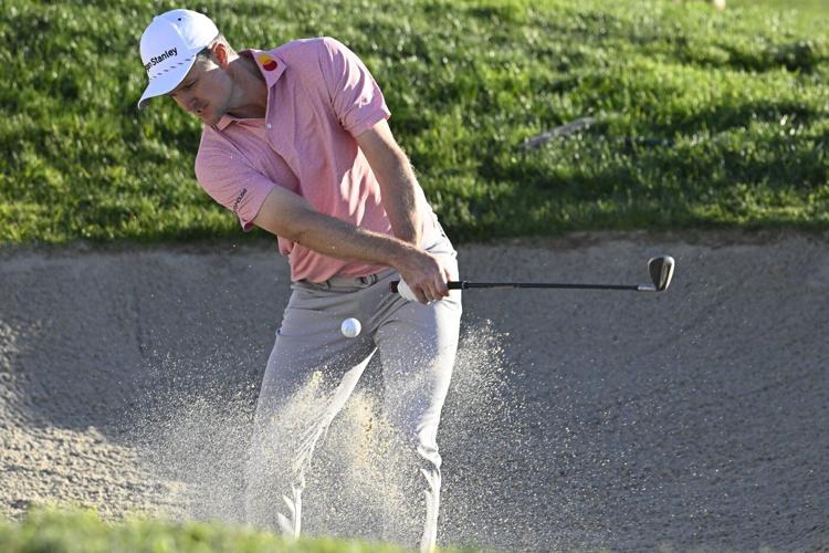 Ludvig Aberg, Lanto Griffin share lead after fierce coastal wind interrupts Farmers Insurance Open