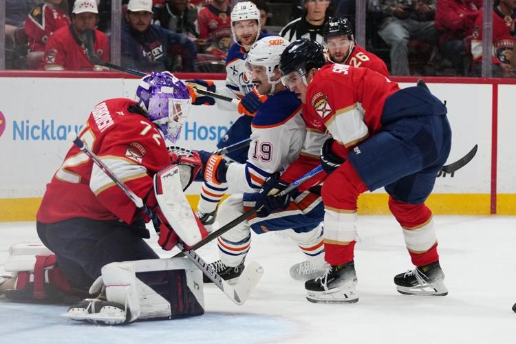Oilers end winless streak with a 6-3 victory over the Panthers in Cup rematch