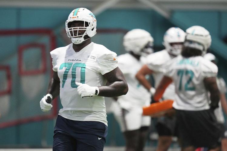 Miami Dolphins' Bayron Matos airlifted to hospital after training camp injury