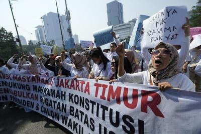 Indonesia's top court rules against lowering presidential candidates' age limit, but adds exception