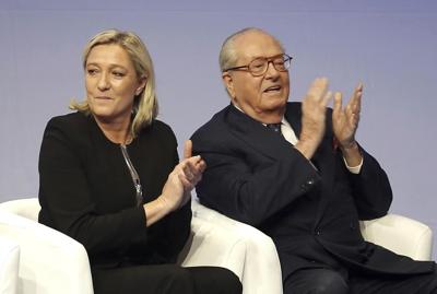 French far-right leader Marine Le Pen raises a storm over her plan to march against antisemitism