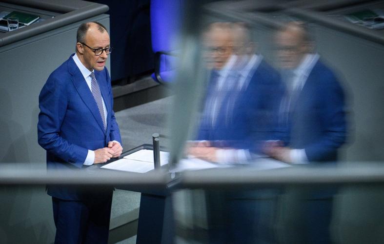 German leader hails Europe as an 'alternative to imperialism and autocracy'