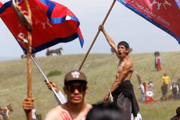 Native American tribes mark the 150th anniversary of the Battle of Little Bighorn, in photos