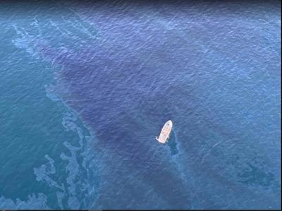 Oil sheen off California possibly caused by natural seepage from ocean floor, Coast Guard says
