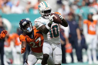 Dolphins rout Broncos 70-20, scoring the most points by an NFL team in a game since 1966