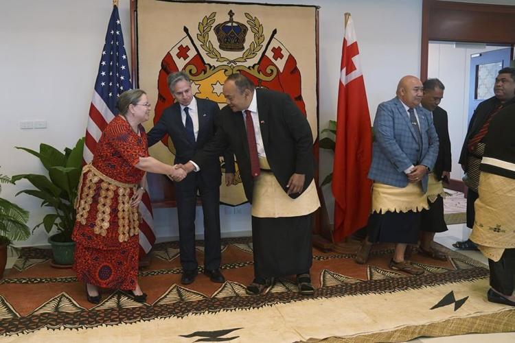 Blinken visits tiny Tonga as US continues diplomatic push to counter China in the Pacific