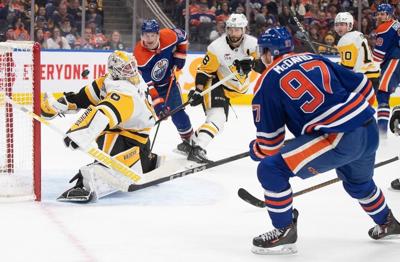 Hyman, Oilers march past the Penguins 6-1 for fourth straight win