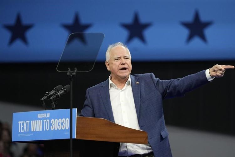 Tim Walz, wife and son vote early in Minnesota