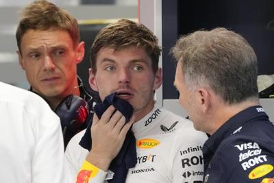 F1 champion Verstappen is a man of few words after he's punished for swearing