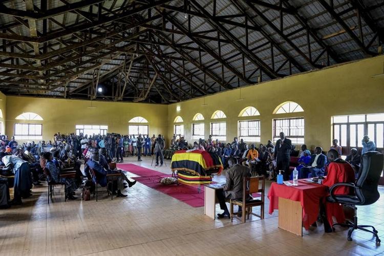 Ugandan athlete who died after her partner set her on fire gets a military funeral