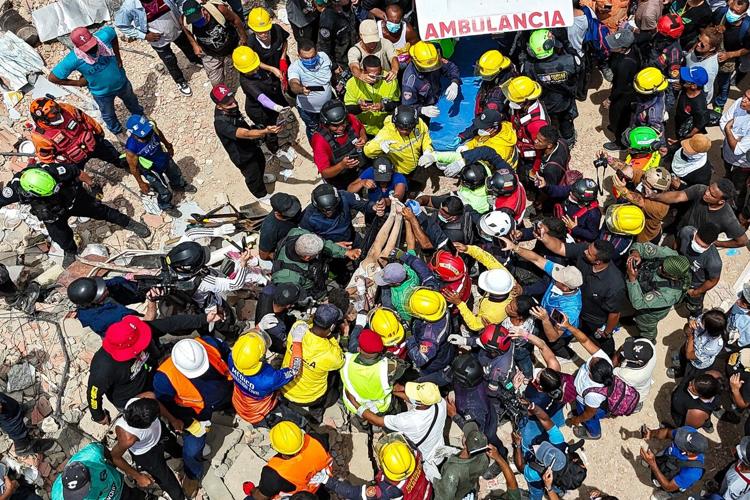 From the rubble in Venezuela, an unexpected story of survival cuts through days of tragedy