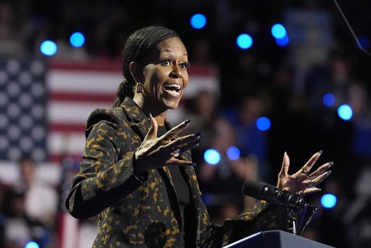 'Take our lives seriously,' Michelle Obama pleads as she rallies for Kamala Harris in Michigan