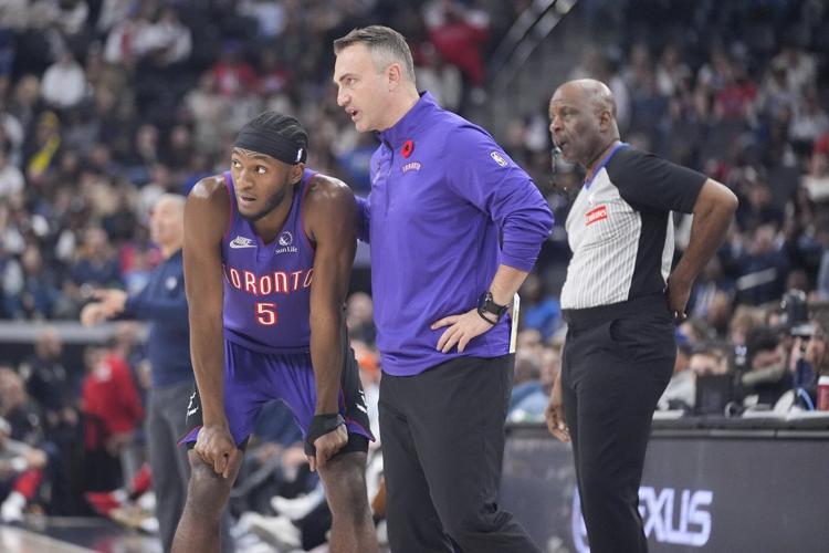 Immanuel Quickley returns for Toronto Raptors versus Brooklyn Nets