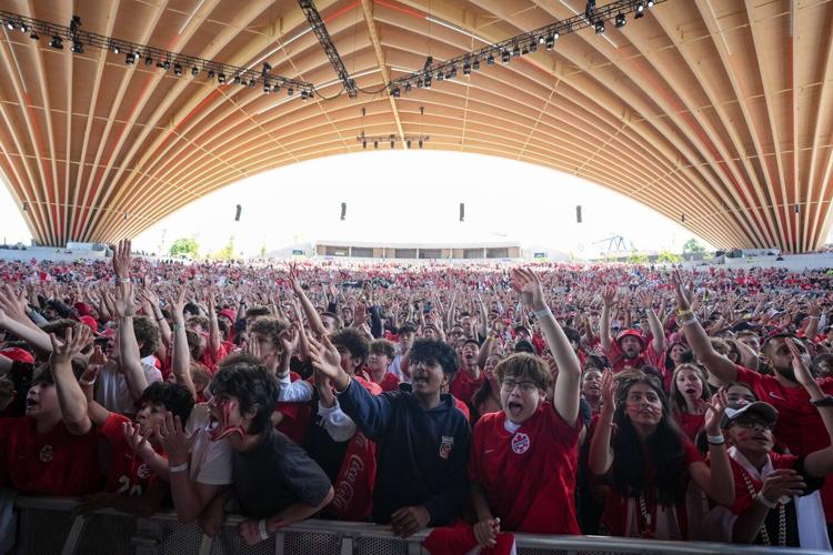 Fans erupt with joy after Canada defeats South Africa in World Cup knockout game