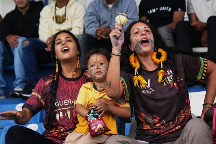 From Brazil's rainforest to Rio de Janeiro, an all-Indigenous soccer team debuts with victory