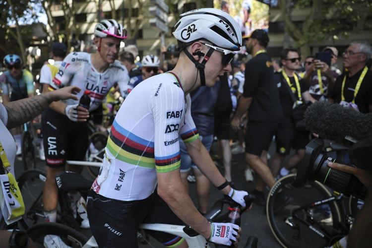 Pogačar crashes as Abrahamsen wins Stage 11 of Tour de France after 155-kilometer breakaway