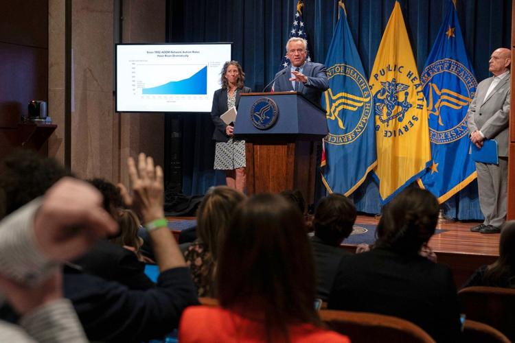 Health secretary Robert F. Kennedy Jr. says US autism cases are climbing at an 'alarming rate'