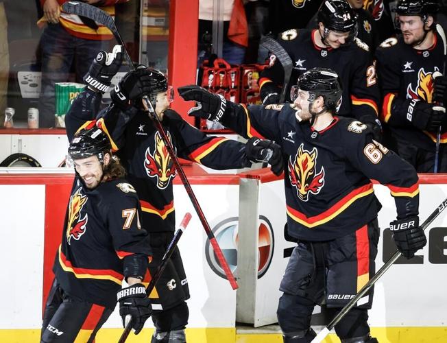 Dustin Wolf solid as Flames hang on for 2-1 shootout win over Islanders