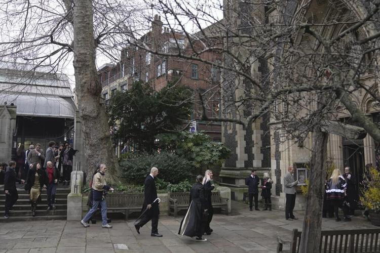 Stars attend memorial for punk designer Vivienne Westwood