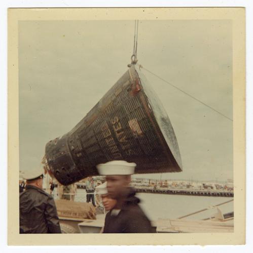 Newly discovered photos show astronaut Neil Armstrong after the Gemini 8 emergency