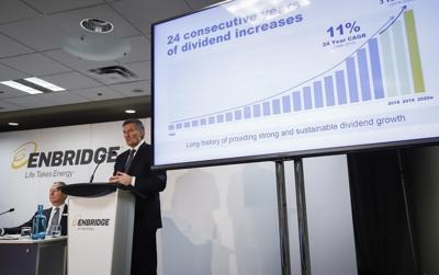 Outgoing CEO Al Monaco says Enbridge 'poster child' for an orderly energy transition